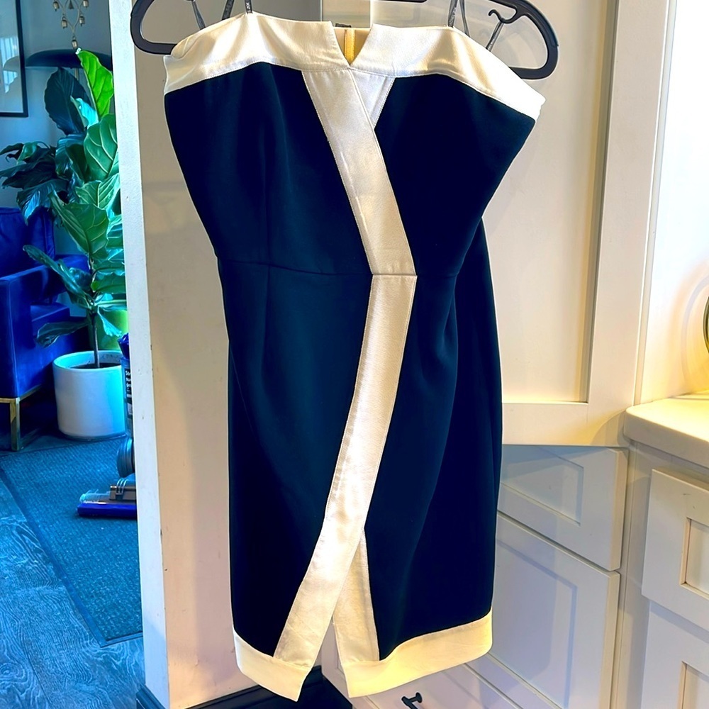 Rachel Zoe asymmetrical, Strapless Dress size 10 - Picture 2 of 6
